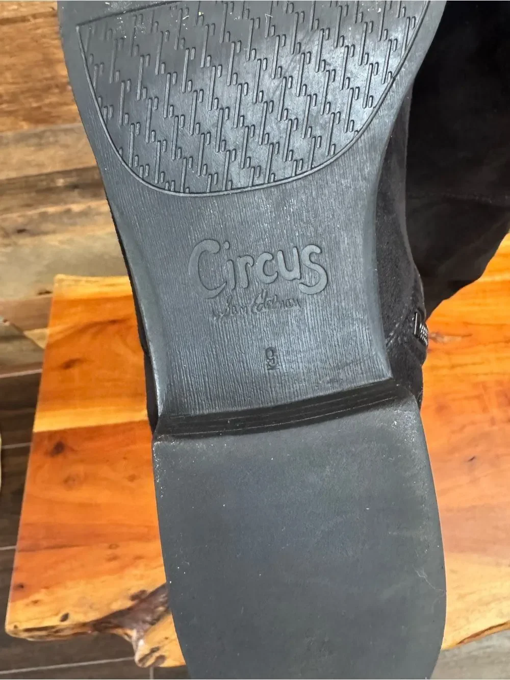 Circus by Sam Edelman Black Faux Suede Over The Knee Boots EUC 9
